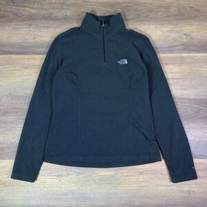 The North Face Women's Black Quarter Zip Fleece Pullover